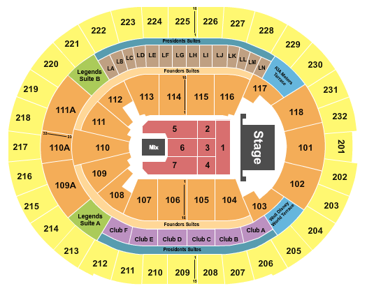 Kia Center Chayanne Seating Chart